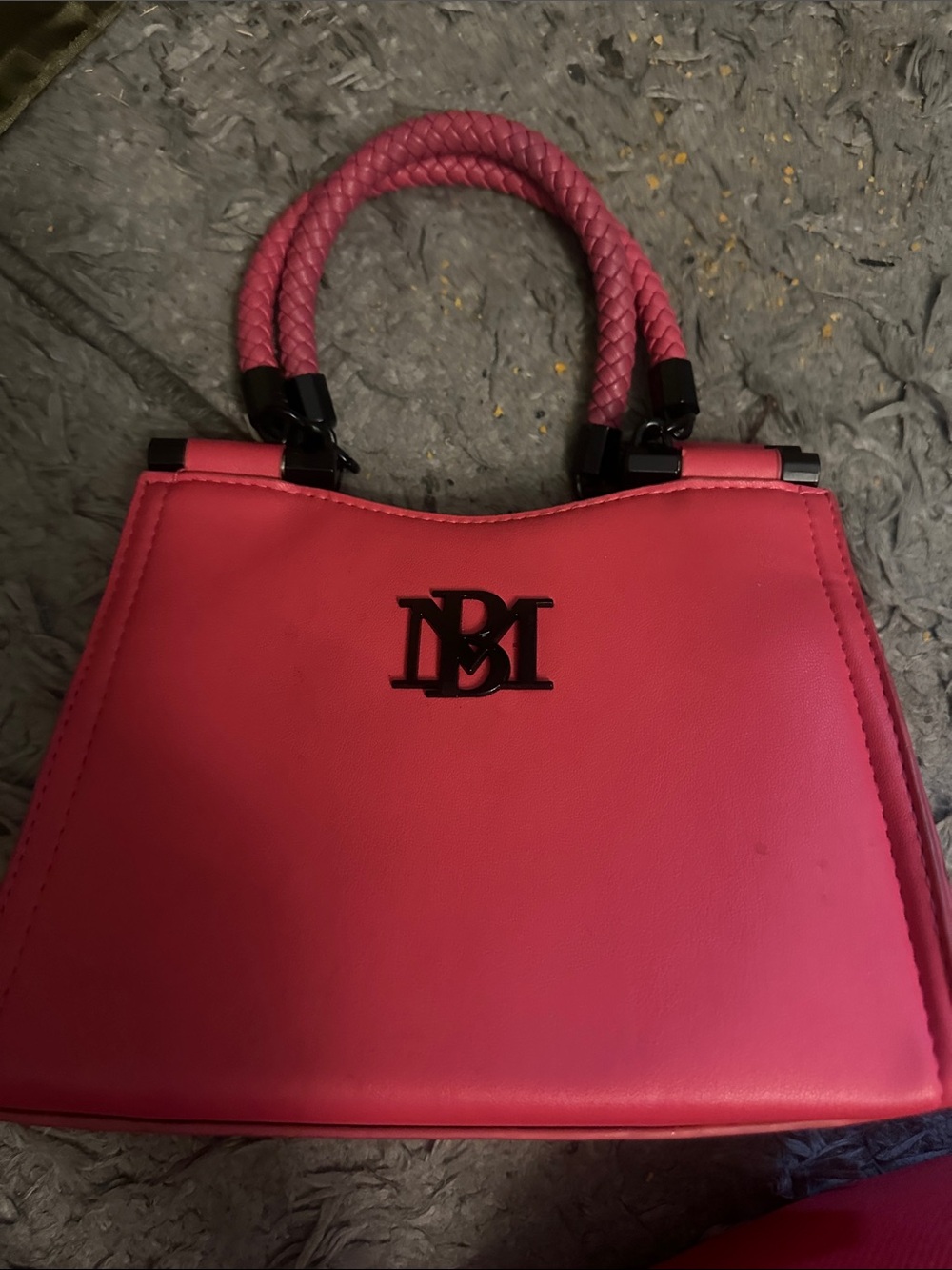 Badgley Mischka Hot Pink Mini Top-Handle Bag
